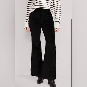 Old Navy Velvet Flare High rise trousers